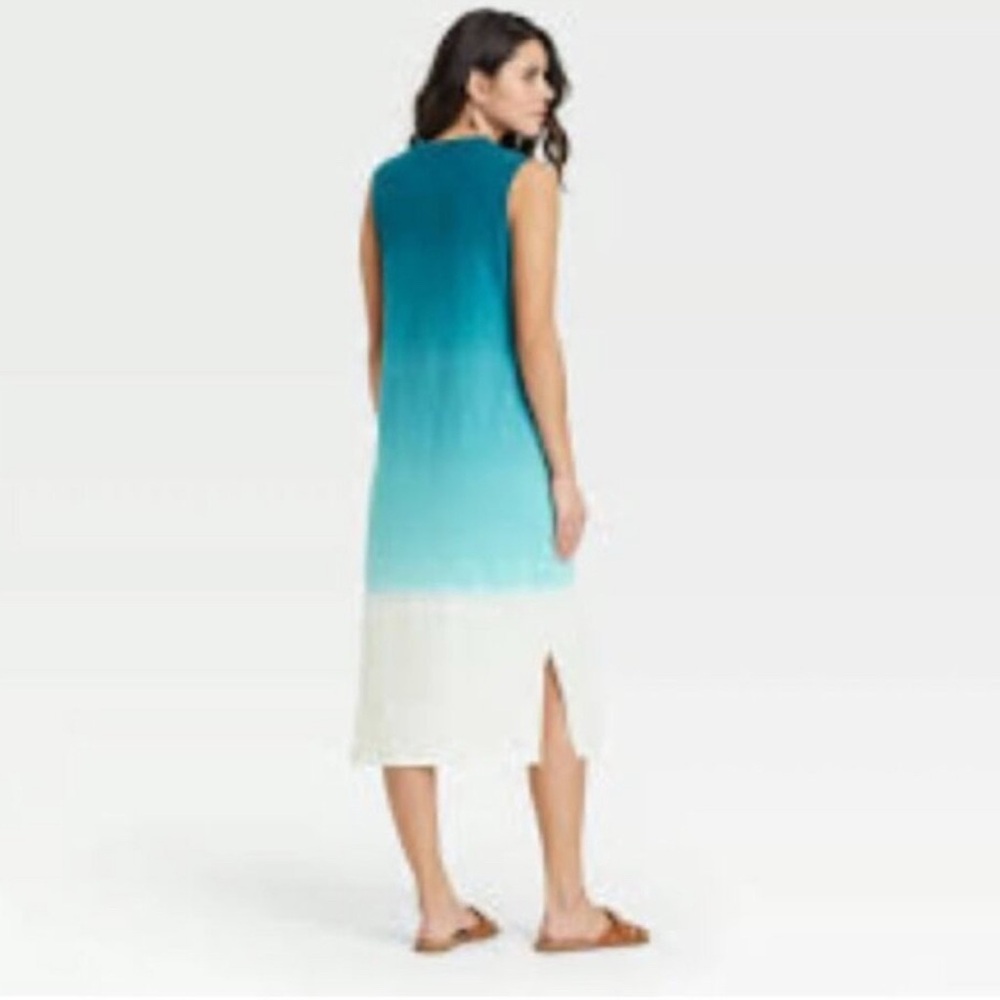 Universal Thread Blue and White Swim Coverup